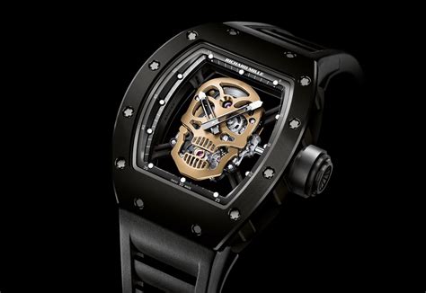 richard mille rm 52-01 skull tourbillon|Richard Mille rm052 titanium skull.